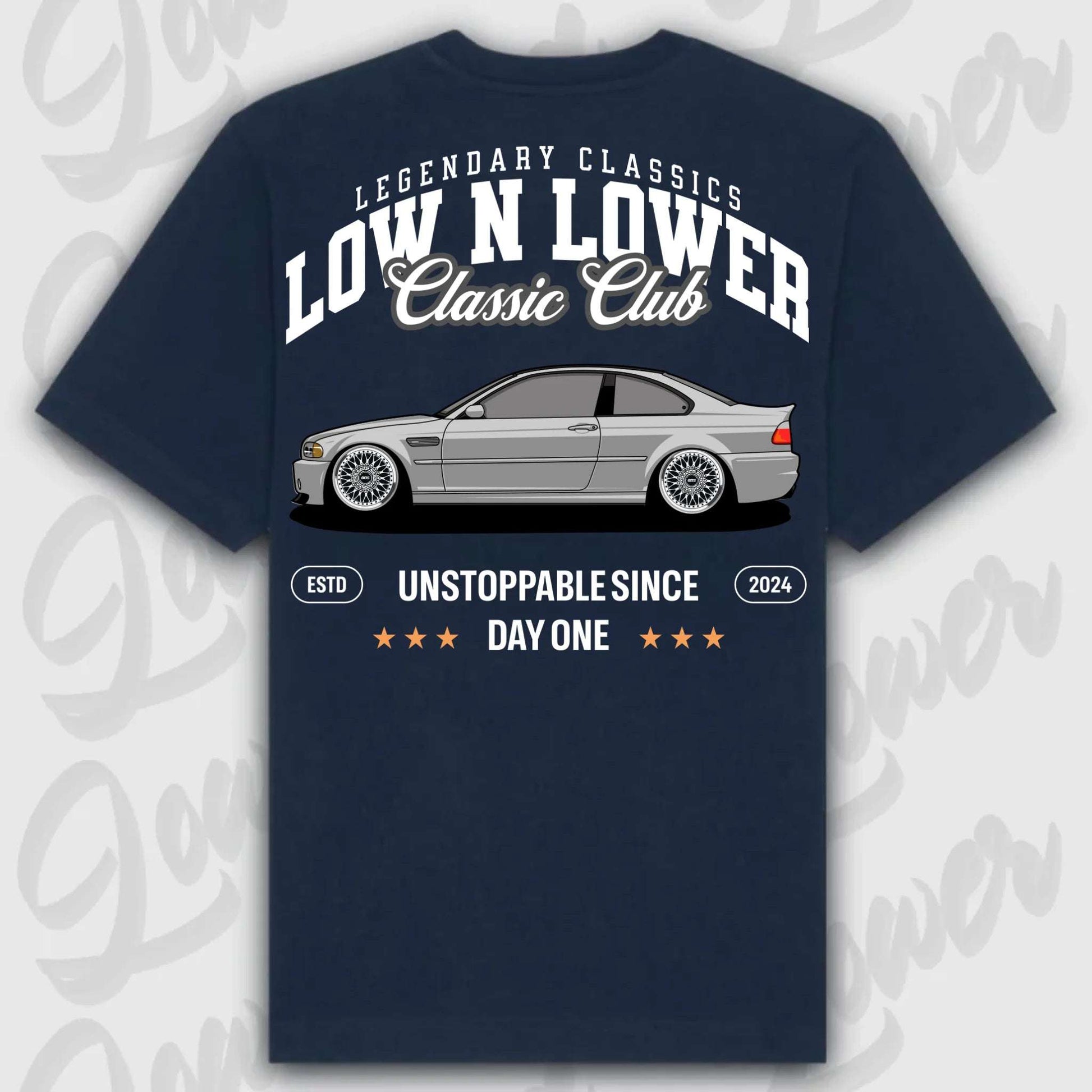 T-Shirt M3 E46 - personalisierbar Oversized T-Shirt ( Back Print )