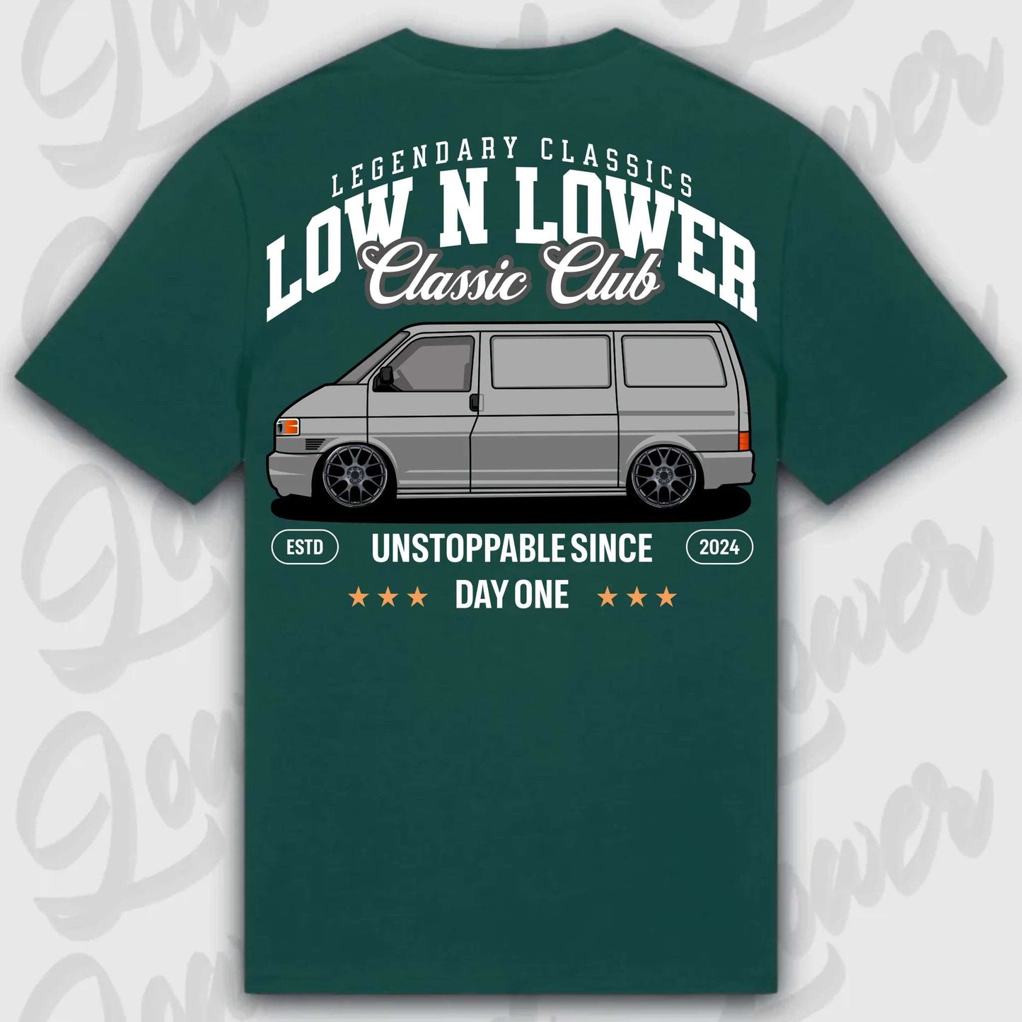 T-Shirt T4 - personalisierbar Standard T-Shirt ( Back Print ) Glazed-Green XXL
