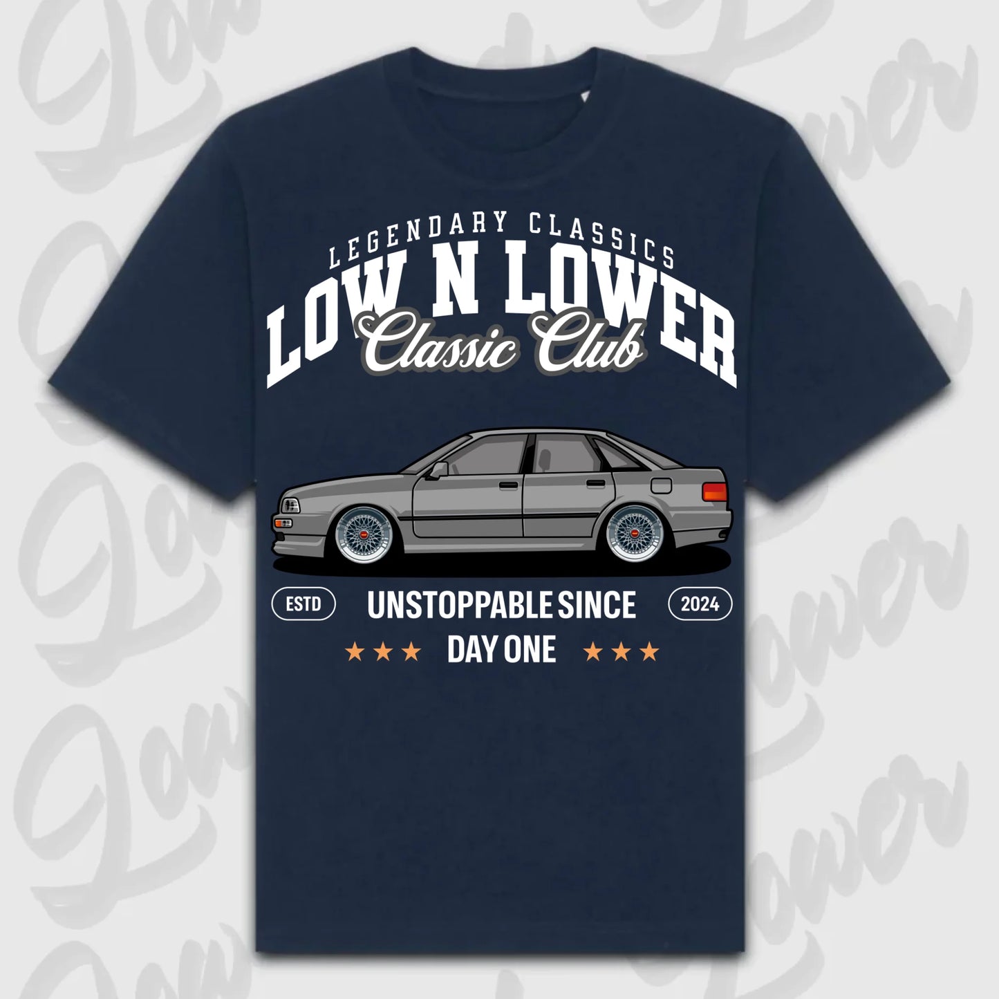 T-Shirt Audi 80 - personalisierbar Oversized T-Shirt ( Front Print )