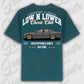 T-Shirt E38 - personalisierbar Oversized T-Shirt ( Back Print ) Glazed-Green