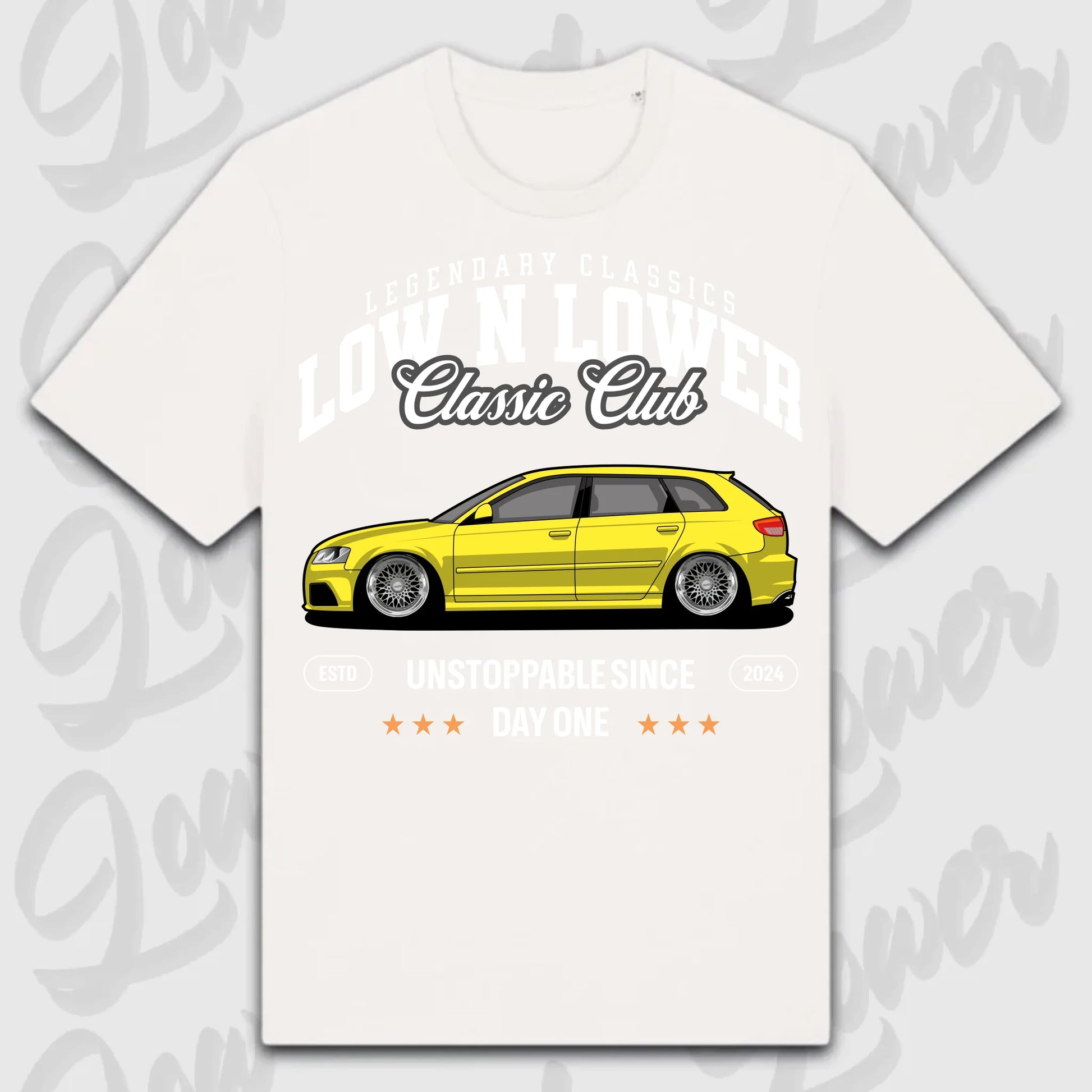 T-Shirt RS3 8P - personalisiert Standard T-Shirt ( Front Print ) White