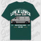 T-Shirt T4 - personalisierbar Oversized T-Shirt ( Front Print ) Glazed-Green