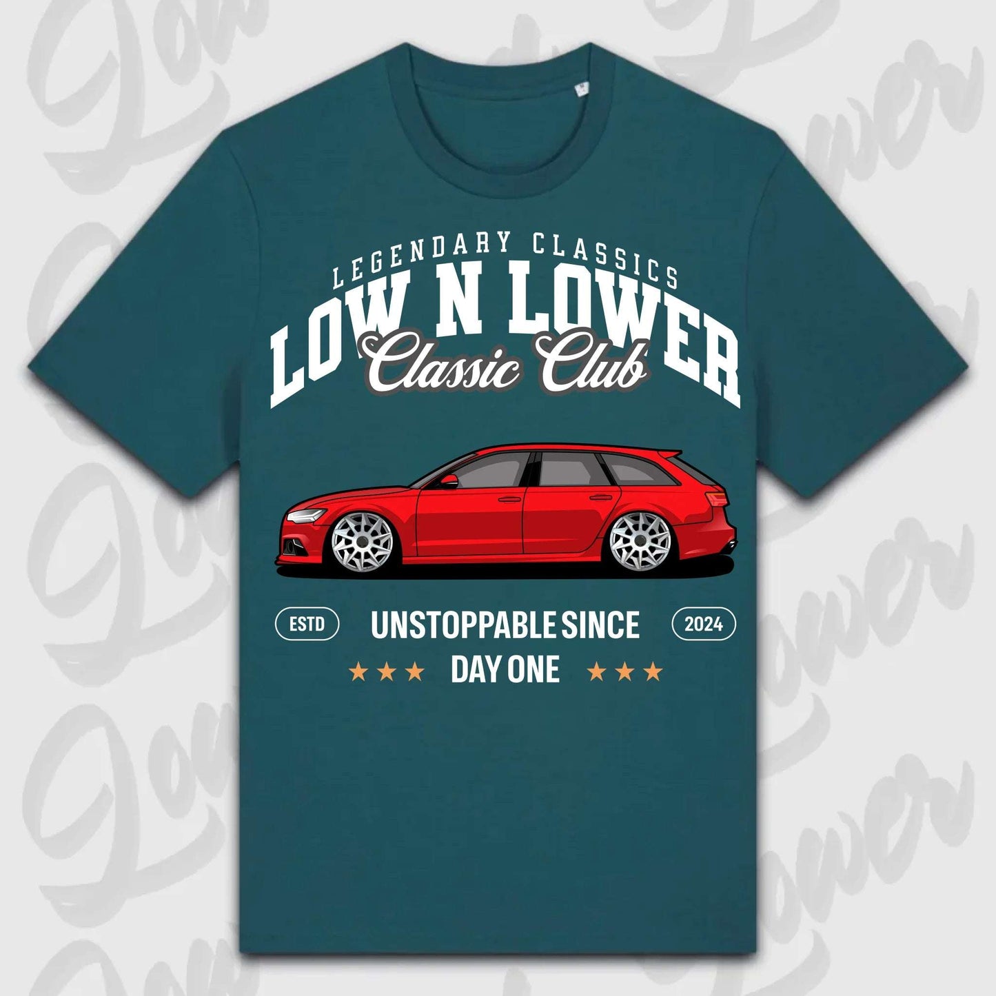 T-Shirt RS6 Avant - personalisiert Standard T-Shirt ( Front Print ) Glazed-Green XXL