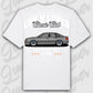 T-Shirt Audi 80 - personalisierbar Oversized T-Shirt ( Back Print ) White