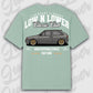 T-Shirt Polo 2F - personalisierbar Oversized T-Shirt ( Back Print ) Aloe