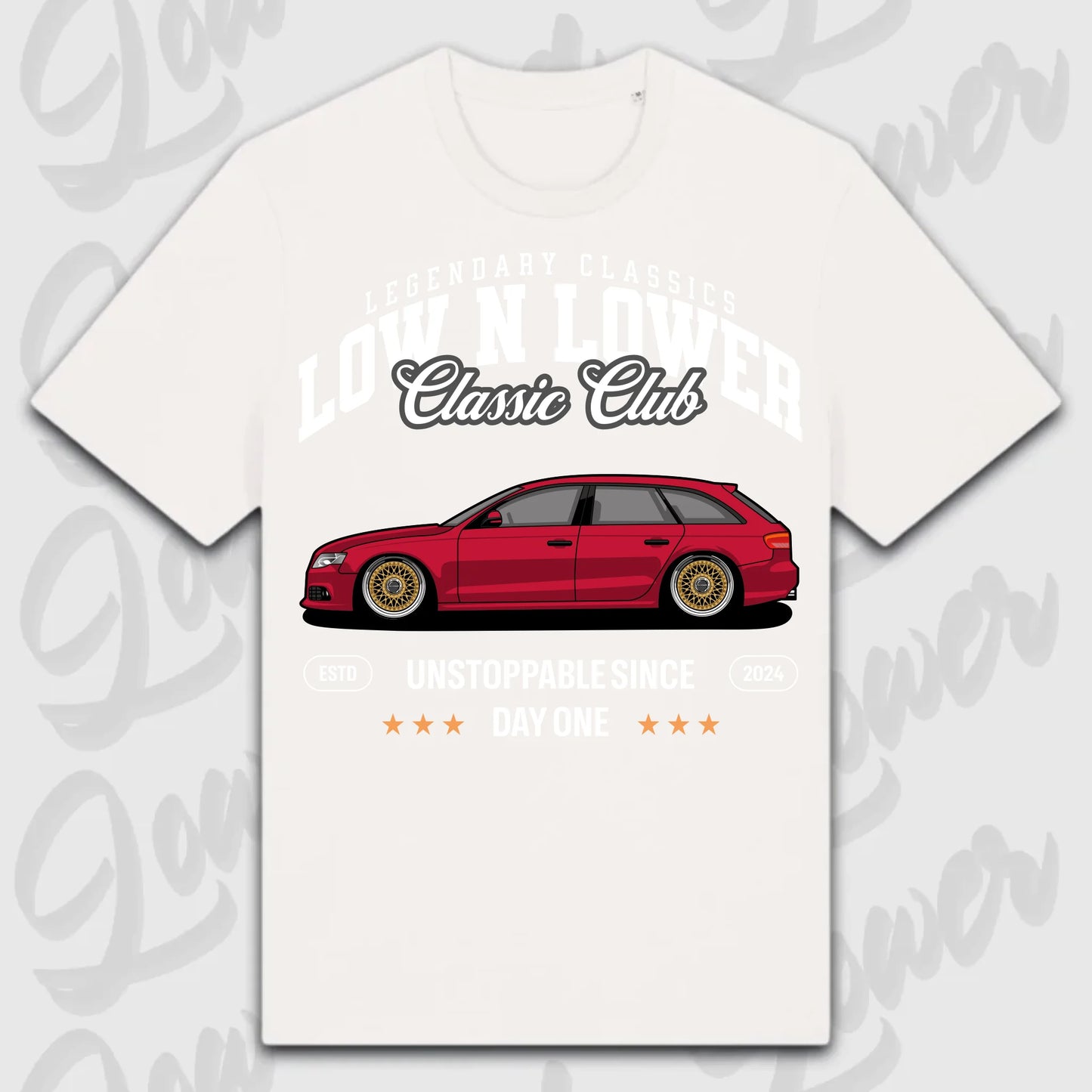 T-Shirt B8 Avant - personalisiert Standard T-Shirt ( Front Print ) White