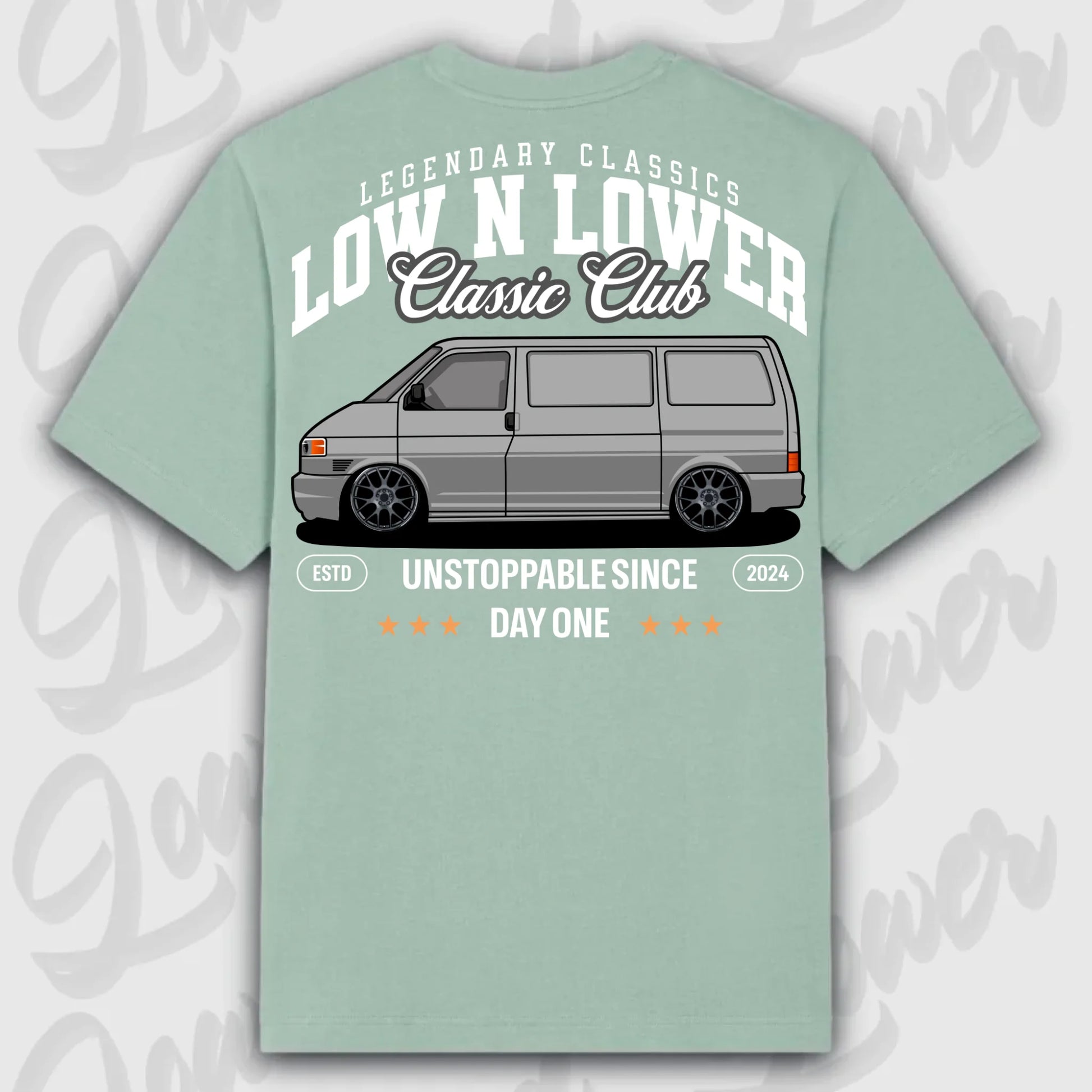 T-Shirt T4 - personalisierbar Oversized T-Shirt ( Back Print ) Aloe