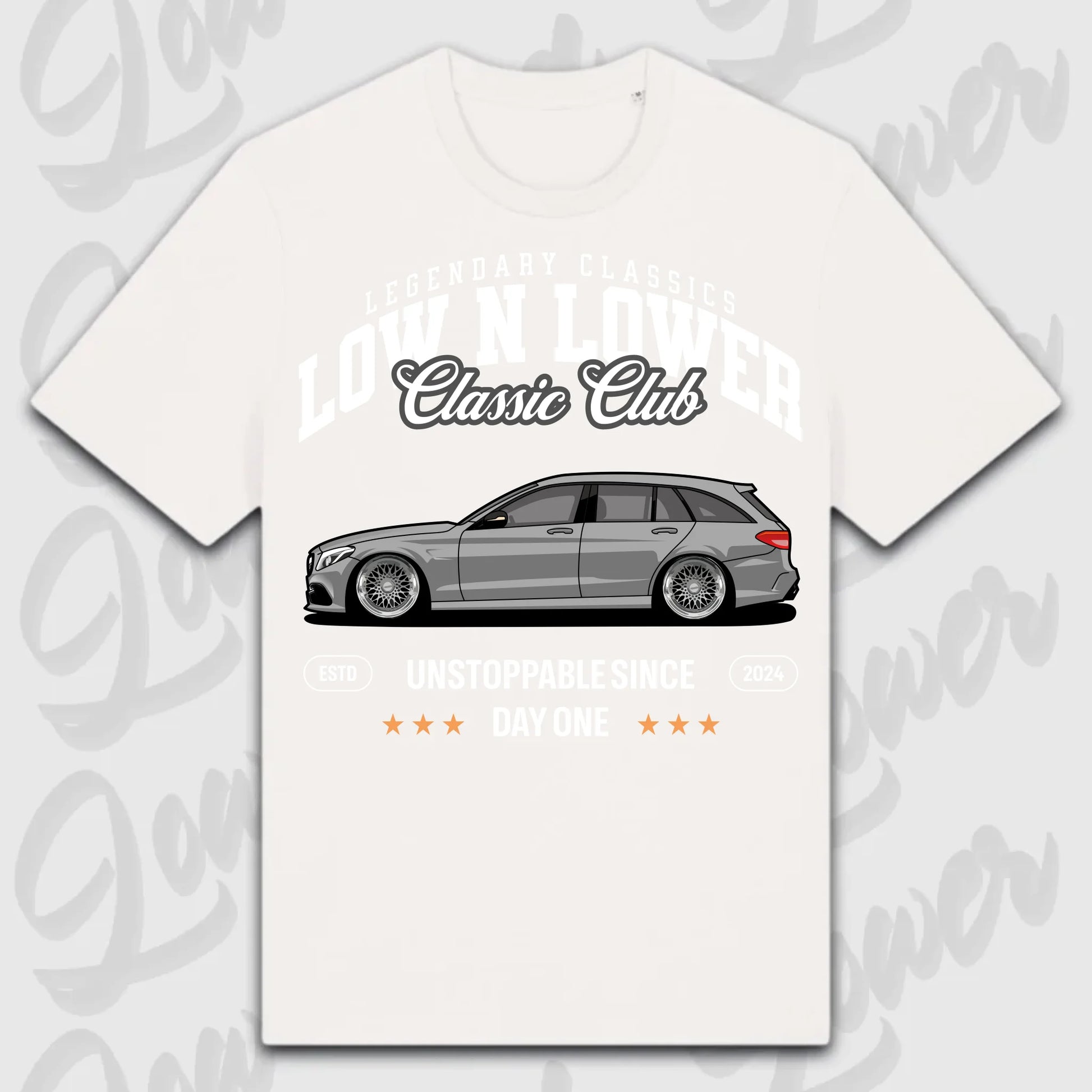T-Shirt W205 - personalisiert Standard T-Shirt ( Front Print ) White