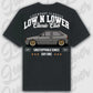 T-Shirt Polo 2F - personalisierbar Oversized T-Shirt ( Back Print ) Black
