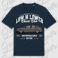 T-Shirt RS3 C8 - personalisiert Standard T-Shirt ( Front Print ) French-Navy