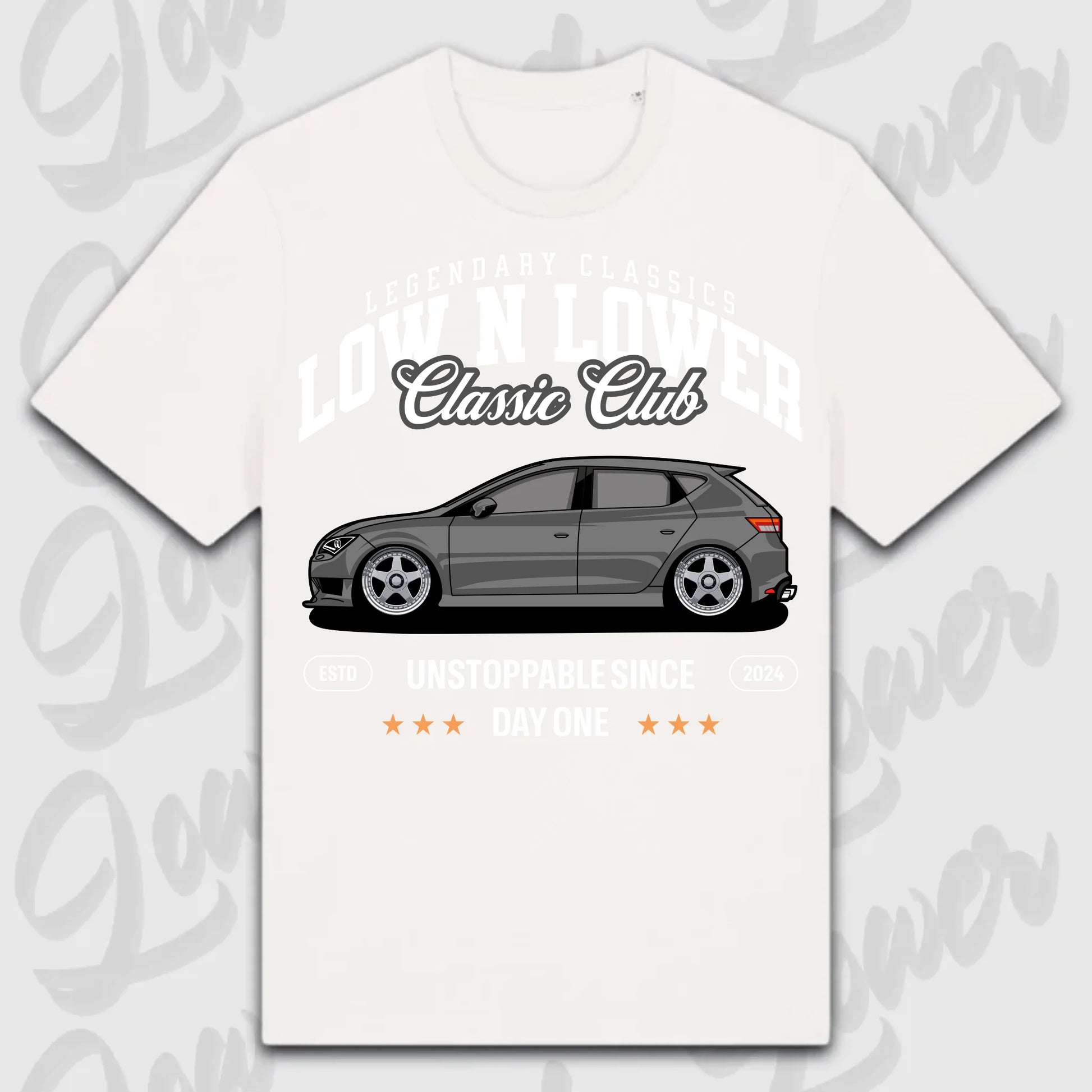 T-Shirt Leon III - personalisiert Standard T-Shirt ( Front Print ) White