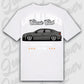 T-Shirt RS3 C8 - personalisiert Standard T-Shirt ( Back Print ) White