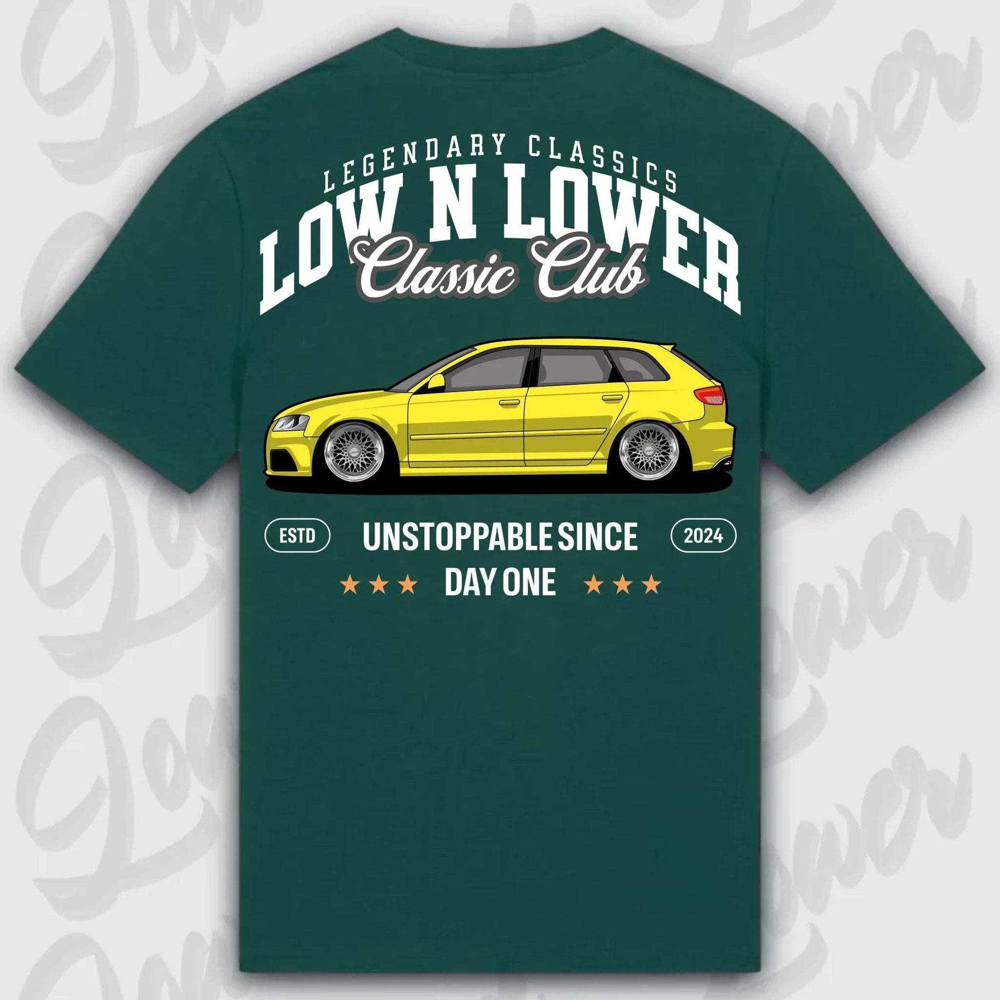 T-Shirt RS3 8P - personalisiert Standard T-Shirt ( Back Print ) Glazed-Green XXL