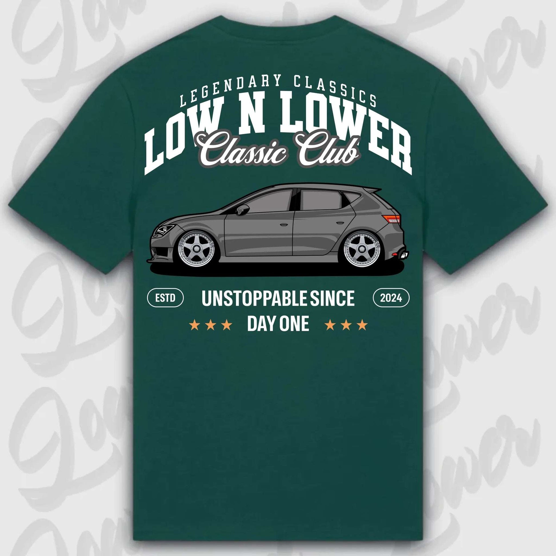 T-Shirt Leon III - personalisiert Standard T-Shirt ( Back Print ) Glazed-Green XXL