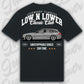 T-Shirt W205 - personalisiert Standard T-Shirt ( Back Print ) Black