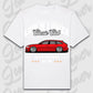 T-Shirt RS6 Avant - personalisiert Oversized T-Shirt ( Front Print ) White