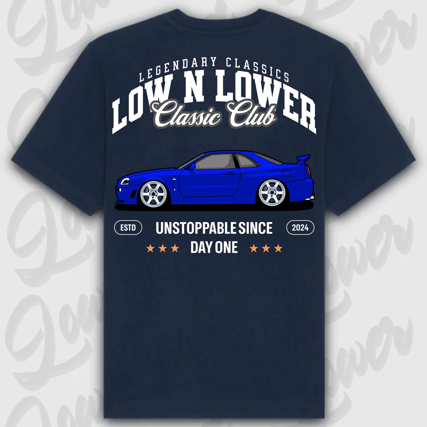 Mockup Stand shirt teeinblue - shirt 5