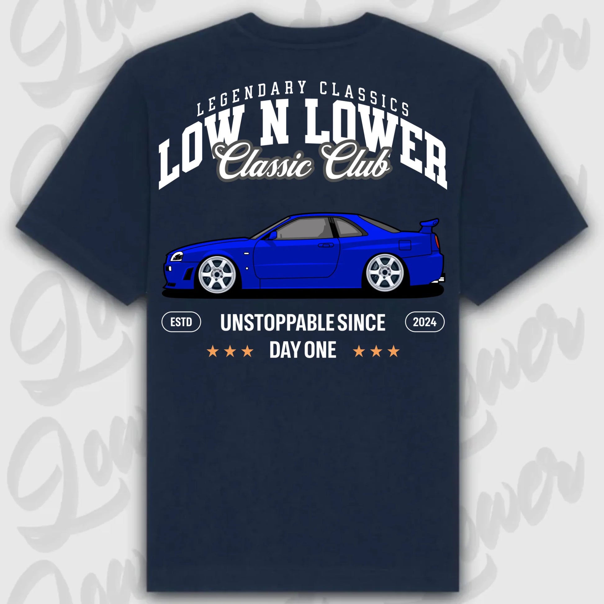 Mockup Stand shirt teeinblue - shirt 5