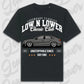 T-Shirt RS3 C8 - personalisiert Oversized T-Shirt ( Front Print ) Black