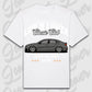 T-Shirt RS3 C8 - personalisiert Oversized T-Shirt ( Front Print ) White