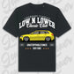 T-Shirt RS3 8P - personalisiert Oversized T-Shirt ( Front Print ) Black