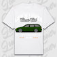 T-Shirt 35i - personalisiert Oversized T-Shirt ( Front Print ) White