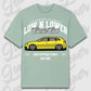 T-Shirt RS3 8P - personalisiert Oversized T-Shirt ( Front Print ) Aloe