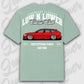 T-Shirt RS6 Avant - personalisiert Oversized T-Shirt ( Back Print ) Aloe