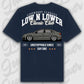 T-Shirt RS3 C8 - personalisiert Oversized T-Shirt ( Back Print ) French-Navy