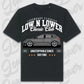 T-Shirt Leon III - personalisiert Oversized T-Shirt ( Front Print ) Black