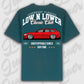 T-Shirt RS6 Avant - personalisiert Oversized T-Shirt ( Back Print ) Glazed-Green