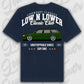 T-Shirt 35i - personalisiert Oversized T-Shirt ( Back Print ) French-Navy