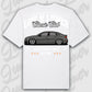 T-Shirt RS3 C8 - personalisiert Oversized T-Shirt ( Back Print ) White