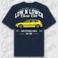 T-Shirt RS3 8P - personalisiert Oversized T-Shirt ( Back Print ) French-Navy
