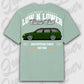T-Shirt 35i - personalisiert Oversized T-Shirt ( Back Print ) Aloe