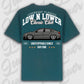 T-Shirt RS3 C8 - personalisiert Oversized T-Shirt ( Back Print ) Glazed-Green
