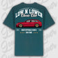 T-Shirt B8 Avant - personalisiert Oversized T-Shirt ( Back Print ) Glazed-Green