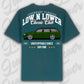 T-Shirt 35i - personalisiert Oversized T-Shirt ( Back Print ) Glazed-Green