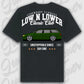 T-Shirt 35i - personalisiert Oversized T-Shirt ( Back Print ) Black