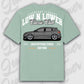 T-Shirt Leon III - personalisiert Oversized T-Shirt ( Back Print ) Aloe