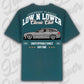 T-Shirt W205 - personalisiert Oversized T-Shirt ( Back Print ) Glazed-Green