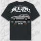 T-Shirt W205 - personalisiert Oversized T-Shirt ( Back Print ) Black