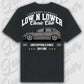 T-Shirt Leon III - personalisiert Oversized T-Shirt ( Back Print ) Black