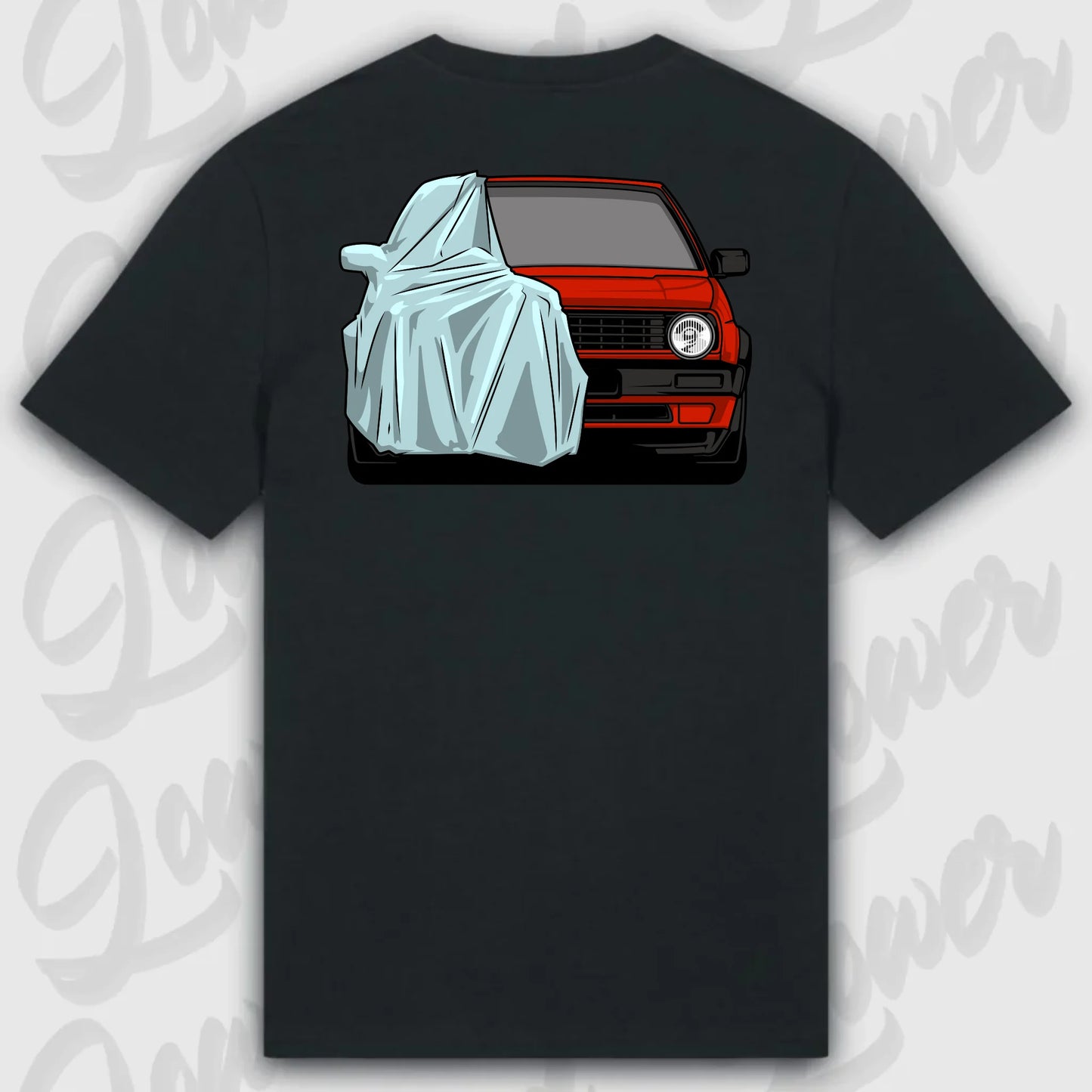 T-Shirt Golf MK2 Front - personalisierbar Standard T-Shirt ( Back Print ) Black
