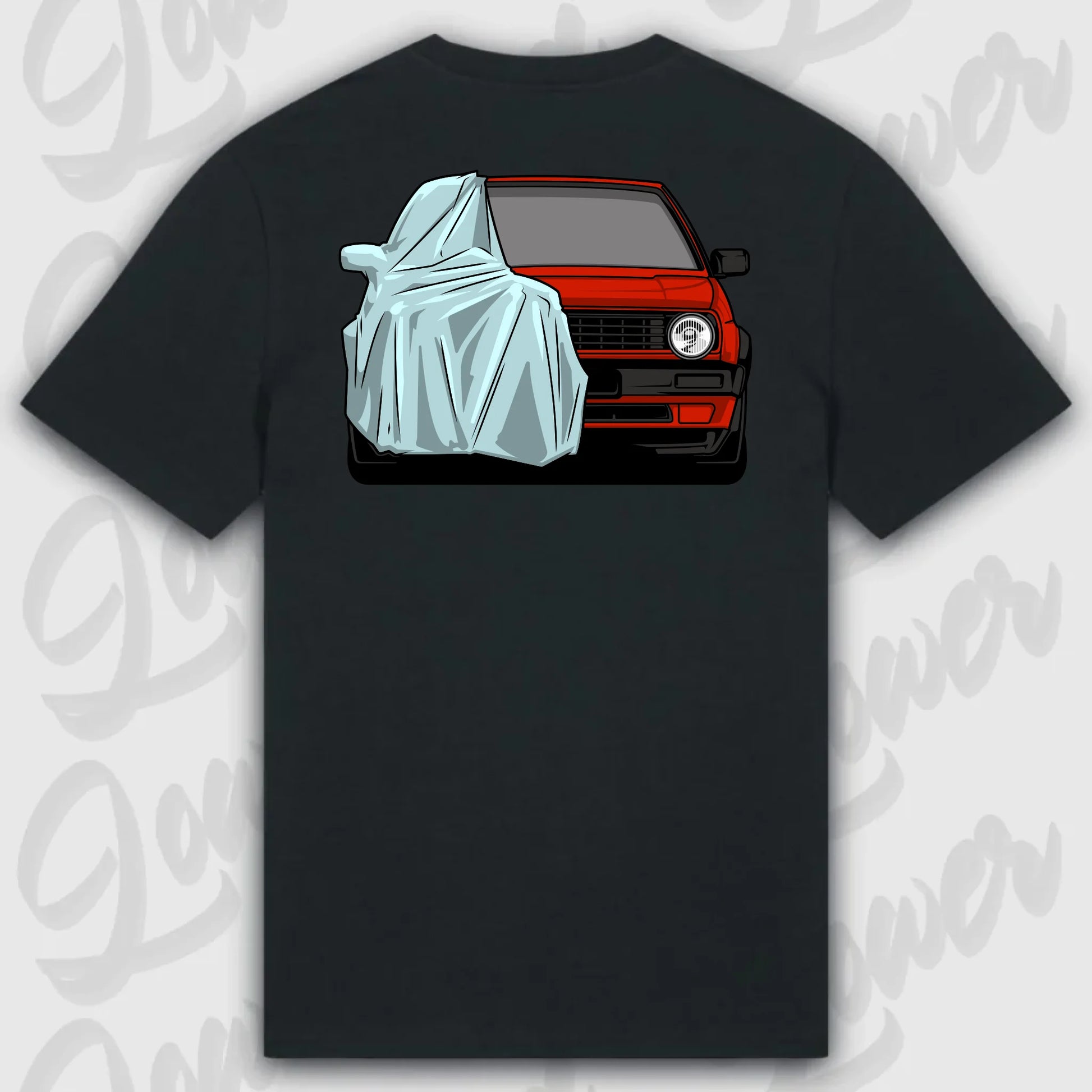 T-Shirt Golf MK2 Front - personalisierbar Standard T-Shirt ( Back Print ) Black