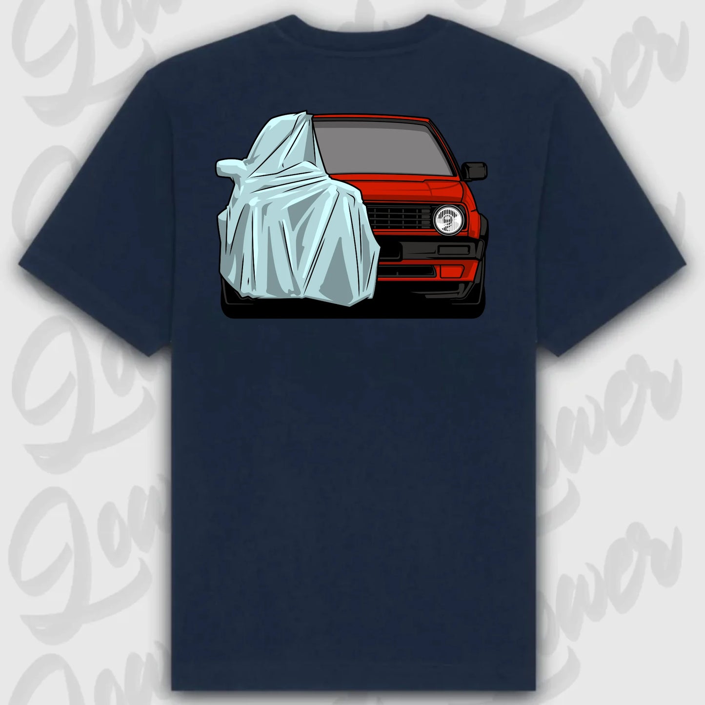 T-Shirt Golf MK2 Front - personalisierbar Standard T-Shirt ( Back Print ) French-Navy