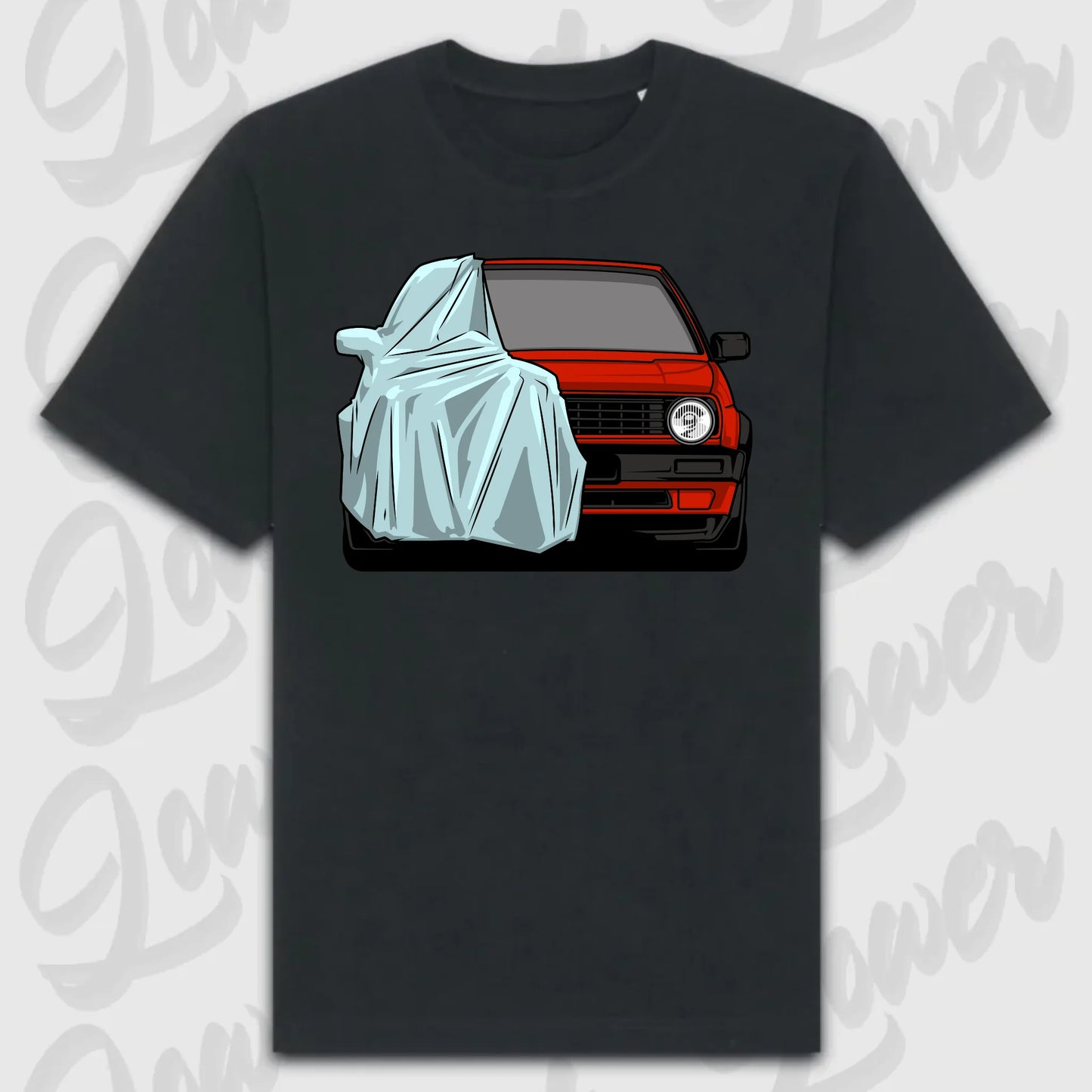 T-Shirt Golf MK2 Front - personalisierbar Oversized T-Shirt ( Front Print ) Black