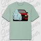 T-Shirt Golf MK2 Front - personalisierbar Oversized T-Shirt ( Front Print ) Aloe