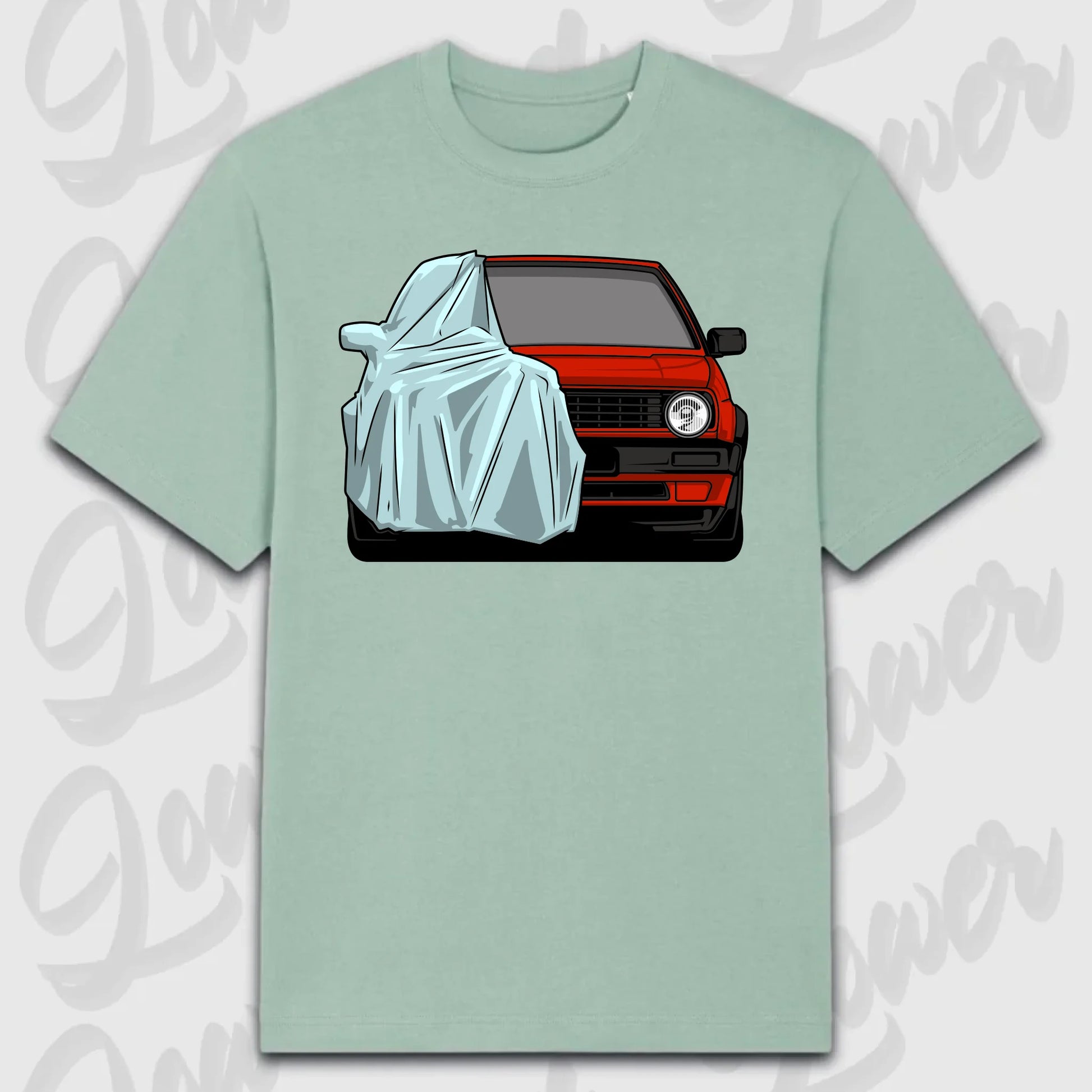 T-Shirt Golf MK2 Front - personalisierbar Oversized T-Shirt ( Front Print ) Aloe