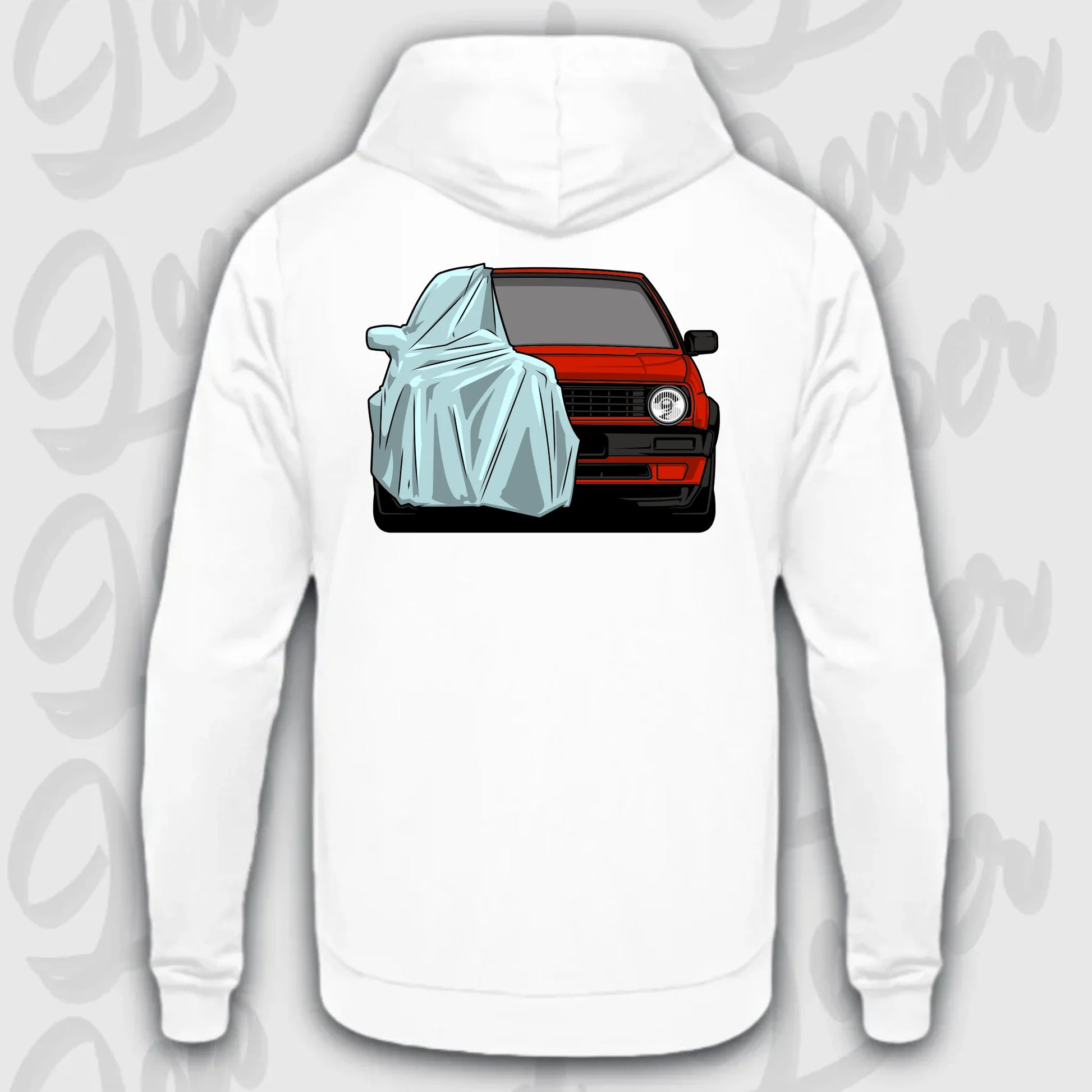 Hoodie Golf MK2 Front - personalisierbar Standard Hoodie Arctic-White